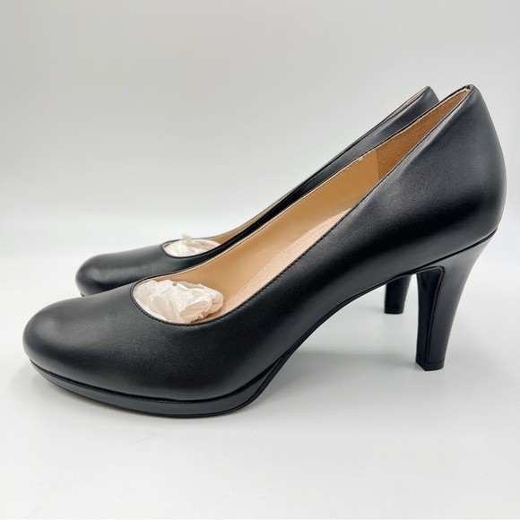 Naturalizer Womens Size 10 Michelle Black Leather Classic Heels Pumps Shoes NEW - Picture 6 of 15